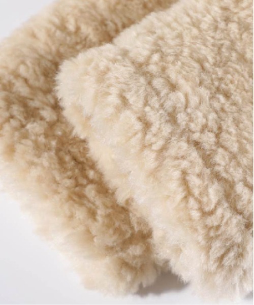 LA POMME petit（ラポミ・プチ） ムートンコート ボアコート Fluffy