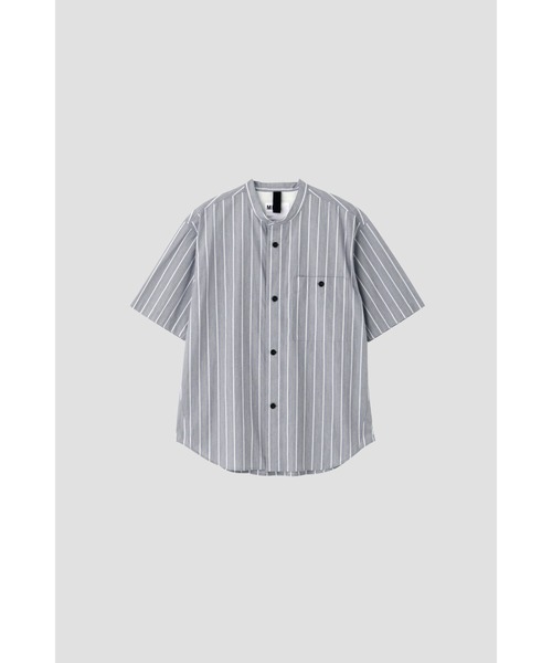 「MHL.」 半袖シャツ SMALL ブルー メンズの画像