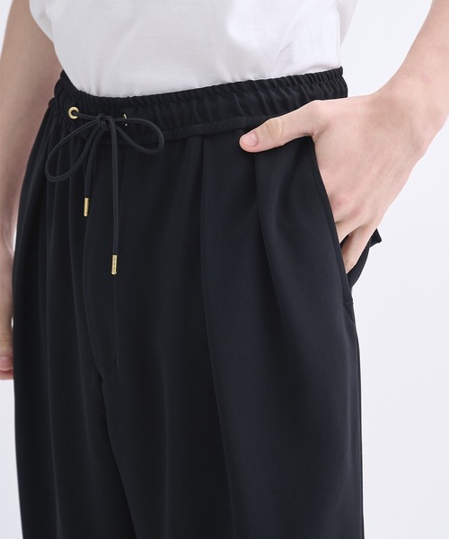 【美品】CULLNI クルニ 19ss スラックス ベルト パンツ 黒 CULLNI（クルニ） スラックス 「CULLNI」別注 Wide Straight Pants