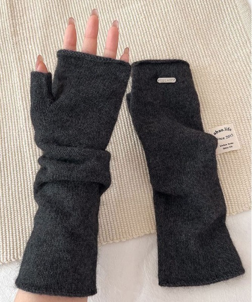 アームカバー 「 ammy. / エイミードット 」 ふんわり ニット アーム