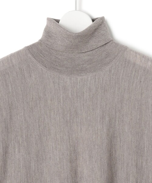 23区（ニジュウサンク） ワンピース 「洗える」ギャザーコンビ ニット