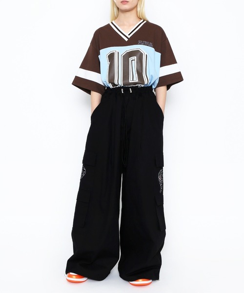 「PUNYUS」 半袖Tシャツ 3 ブラウン レディース_画像5
