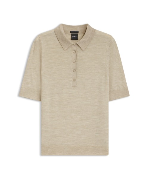 BOSS（HUGO BOSS） ポロシャツ ポロ メリノウール ポロセーター 5つ