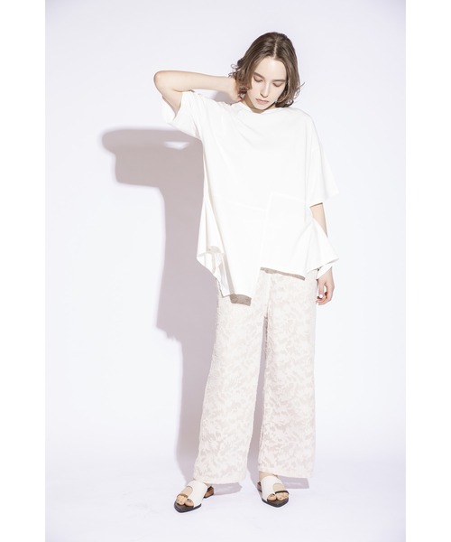 「OSMOSIS」 半袖カットソー ONE SIZE ブラック レディース_画像6