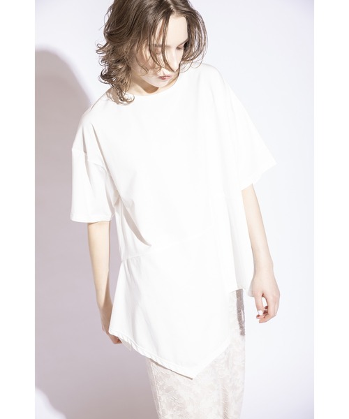 「OSMOSIS」 半袖カットソー ONE SIZE ブラック レディース_画像7