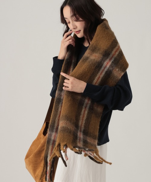 Elura（エルーラ） マフラー ストール タータンチェックマフラー