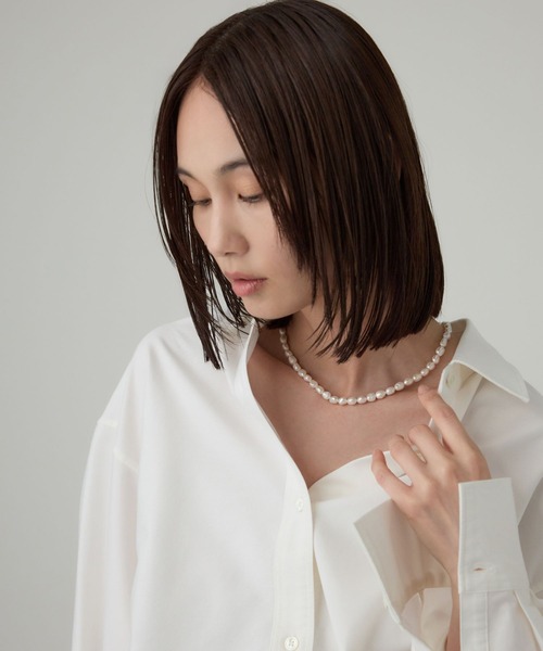 BABYLONE（バビロン） ネックレス パールショートネックレス