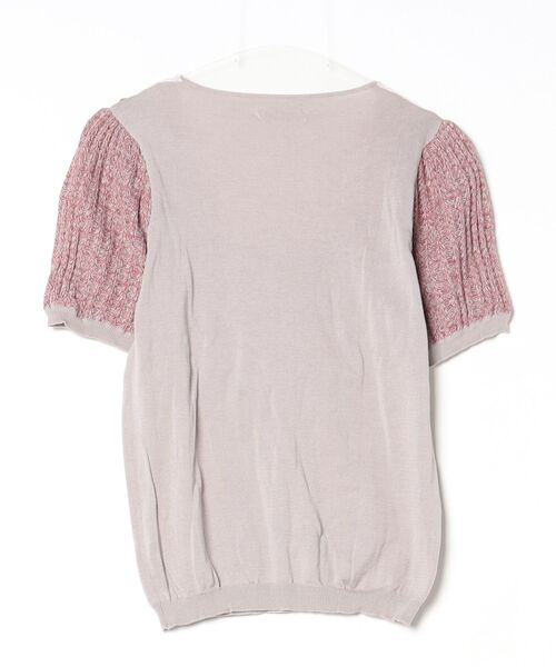 「mother」 7分袖ニット FREE パープル レディース_画像2