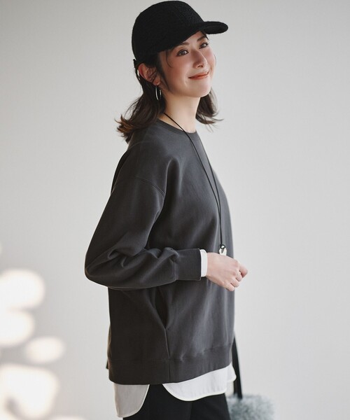 23区（ニジュウサンク） トレーナー スウェット カラー スウェット