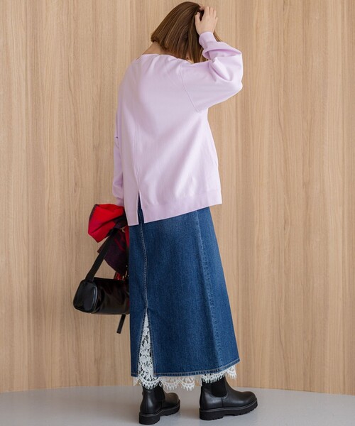 23区（ニジュウサンク） トレーナー スウェット カラー スウェット