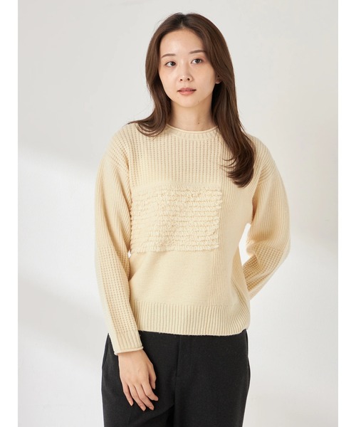 McGREGOR（マックレガー） ニット セーター パッチワーク風ニットプル