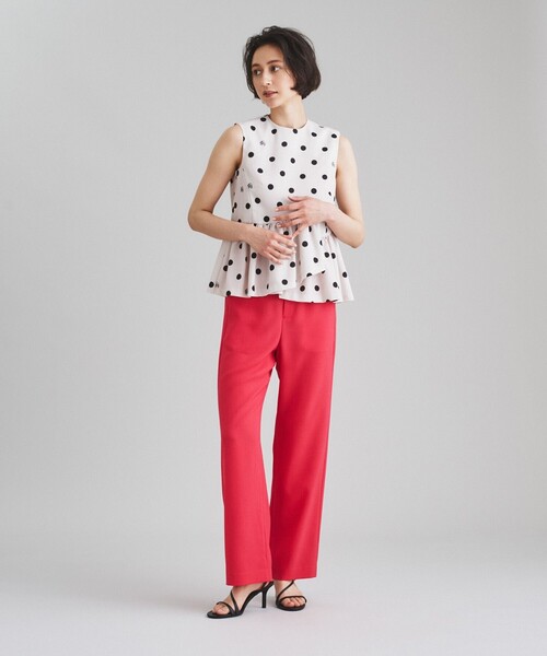 「GRACE CONTINENTAL」 パンツ - ブラウン レディース_画像4