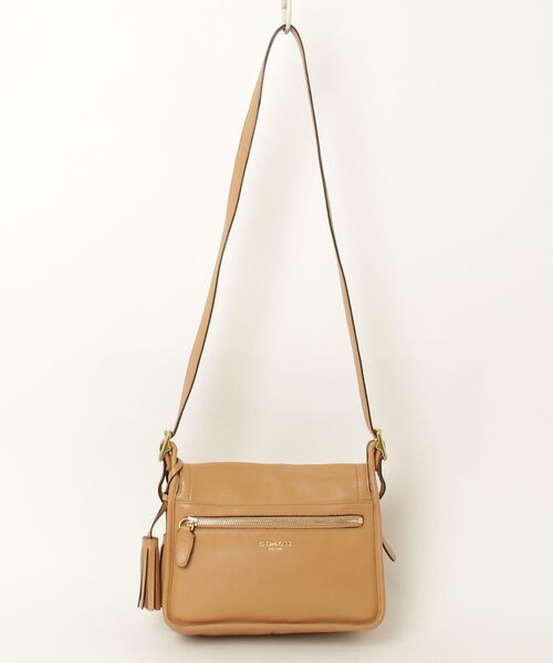 COACH（コーチ） ワンポイントショルダーバッグ - ブラウン レディース