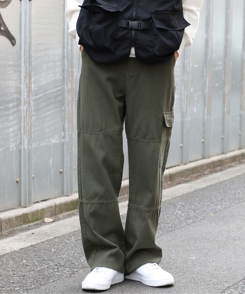 「SETUP7」 「maison breeze」カーゴパンツ L ブラック レディース_画像4