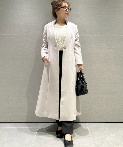 ＊ラスト１点＊新品・未使用＊【LILYBROWN】チェスターコート(M) LILY BROWN（リリーブラウン） チェスターコート 1 アイボリー