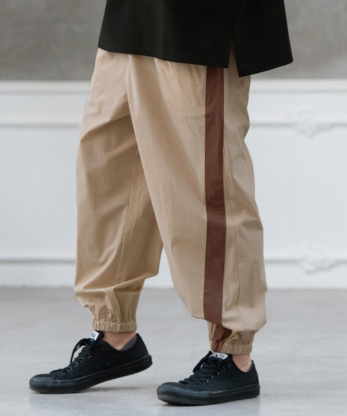 「CAMBIO」 イージーパンツ S ブラック メンズ_画像3