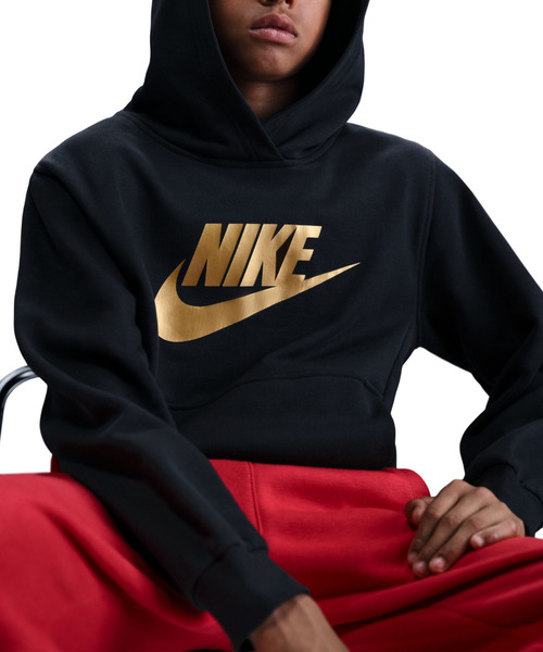 NIKE（ナイキ） パーカー キッズ パーカー K NSW CLUB FLC HDY GOLD S 