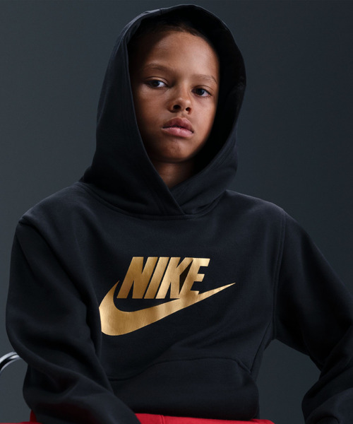 NIKE（ナイキ） パーカー キッズ パーカー K NSW CLUB FLC HDY GOLD S