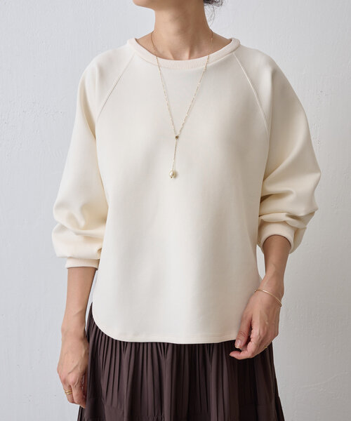 「BEARDSLEY」 スウェットカットソー FREE ホワイト レディース_画像5