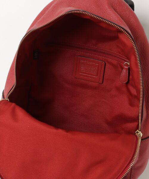COACH（コーチ） ワンポイントリュック - レッド レディース