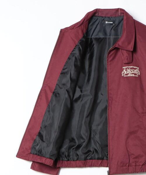 「Subciety」 ブルゾン LARGE ブラック×ホワイト メンズ_画像3