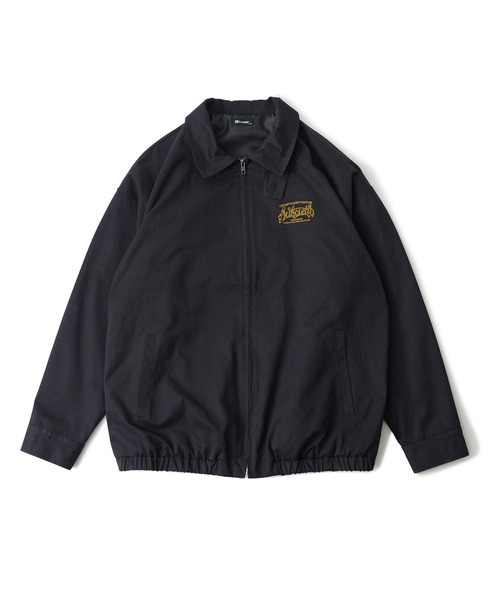 「Subciety」 ブルゾン LARGE ブラック×ホワイト メンズ_画像6