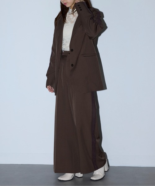 「MAISON BREEZE reveur」 スラックス M ブラック レディース_画像7