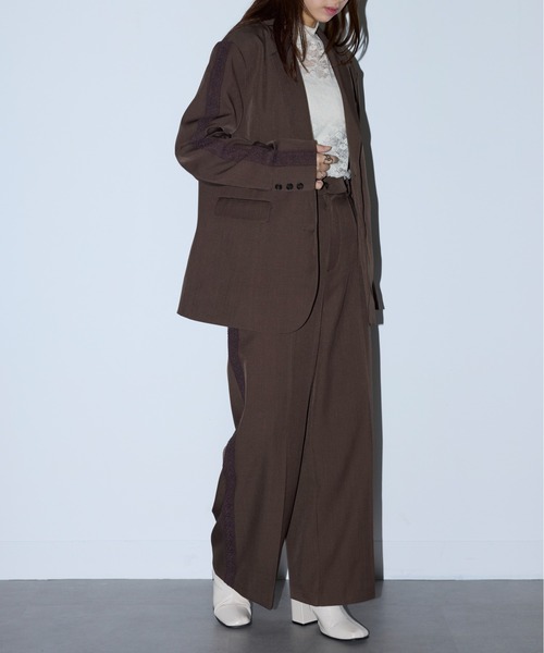 「MAISON BREEZE reveur」 スラックス M ブラック レディース_画像8