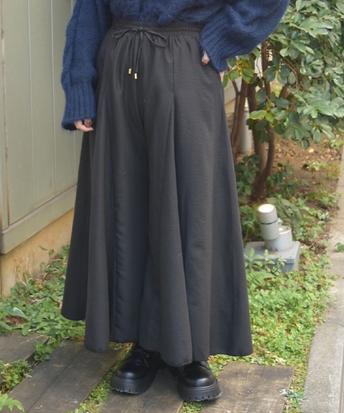 axes femme（アクシーズ ファム） パンツ フレア切替パンツ レディース