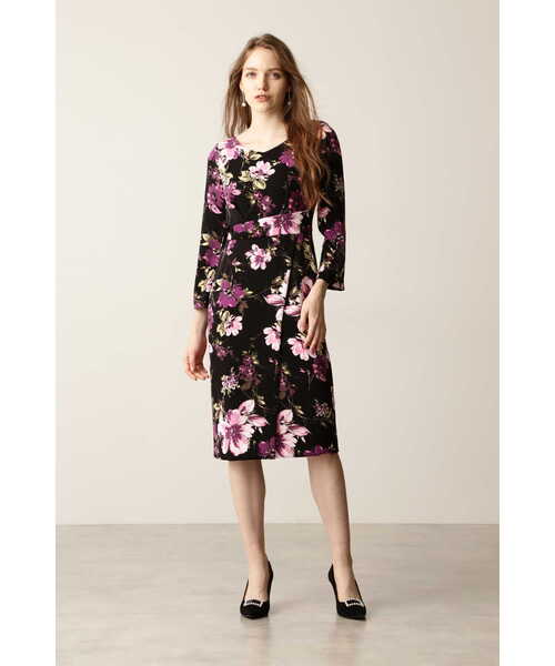 PINKY&DIANNE（ピンキー アンド ダイアン） 7分袖ワンピース 38