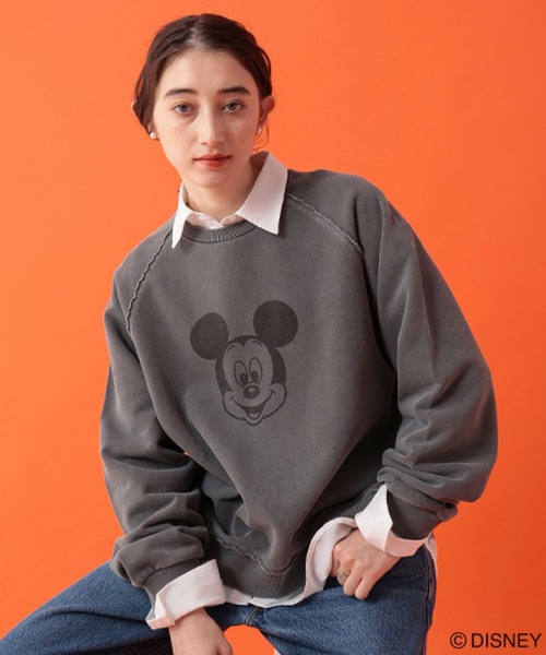 George's トレーナー スウェット 「DISNEY」ミッキーマウス／ラグラン