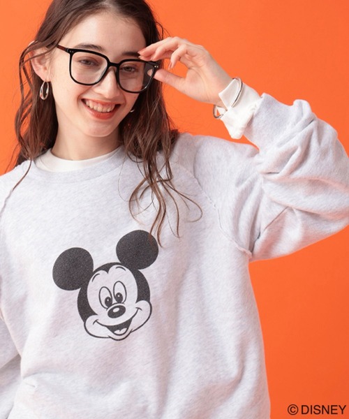George's トレーナー スウェット 「DISNEY」ミッキーマウス／ラグラン