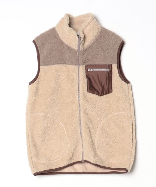 niko and…（ニコアンド） ベスト MEDIUM ベージュ レディース