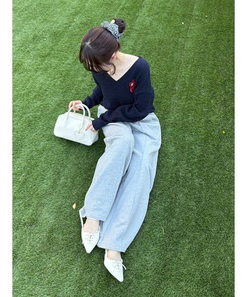 LILY BROWN（リリーブラウン） パンプス レースアップスリングバッグ