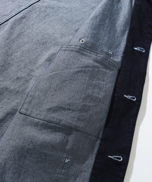 「HANES」 デニムジャケット M ブルー メンズ_画像8