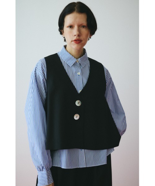 HeRIN.CYE ベスト ジレ A line vest Aラインベスト レディース