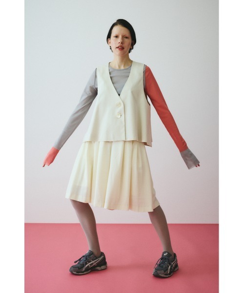 HeRIN.CYE ベスト ジレ A line vest Aラインベスト レディース