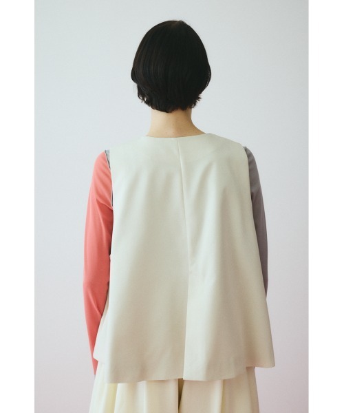 ベスト ジレ A line vest　　Aラインベスト レディースの画像