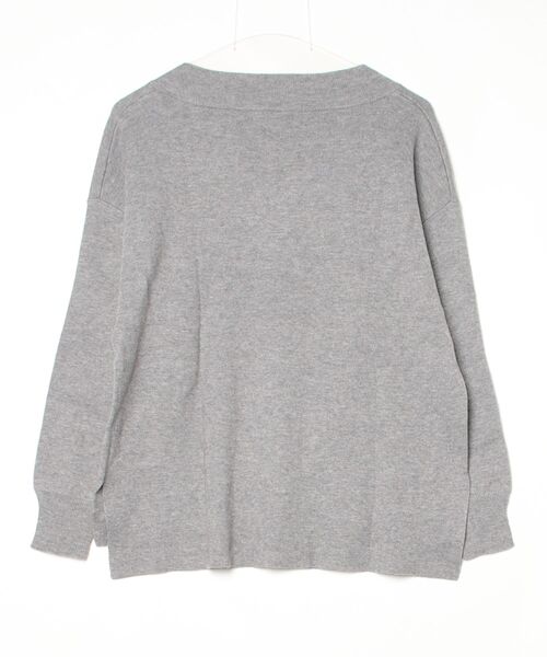 「JEANASIS」 長袖ニット FREE グレー レディース_画像2
