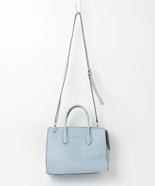 FURLA フルラ バッグ ショルダー スカイブルー FURLA（フルラ） 2WAYバッグ ブルー系 青 手提げバッグ 巾着バッグ