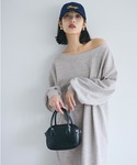 ワンピース 裏毛2wayオフショルダーワンピースの詳細画像5