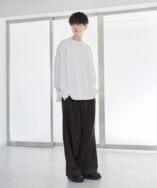 tシャツ マルチファンクショナリーポンチドローコードロンT メンズ