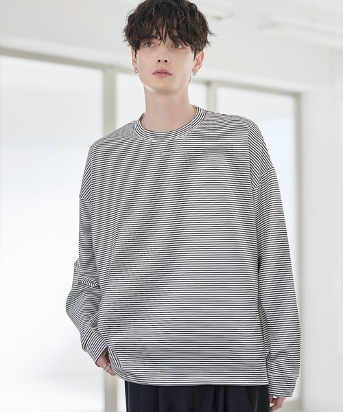 tシャツ マルチファンクショナリーポンチドローコードロンT メンズ