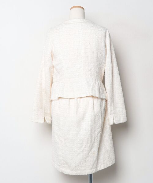 「PourVous」 セットアップ X-LARGE アイボリー レディース_画像2