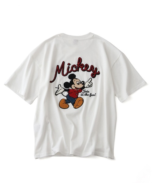 Disney（ディズニー） tシャツ 「Disney/ディズニー」ニット＆サガラ