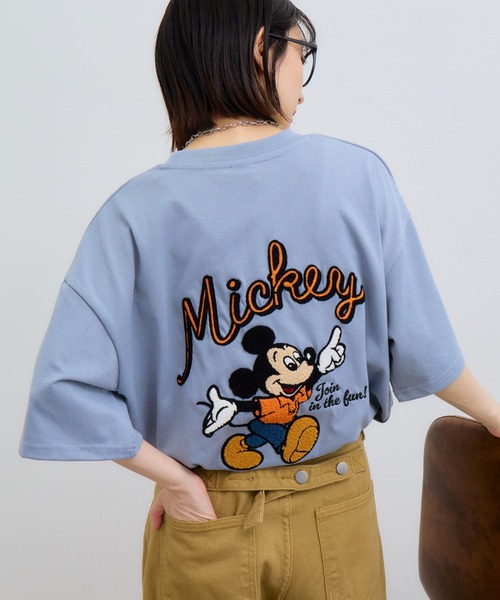 Disney（ディズニー） tシャツ 「Disney/ディズニー」ニット＆サガラ
