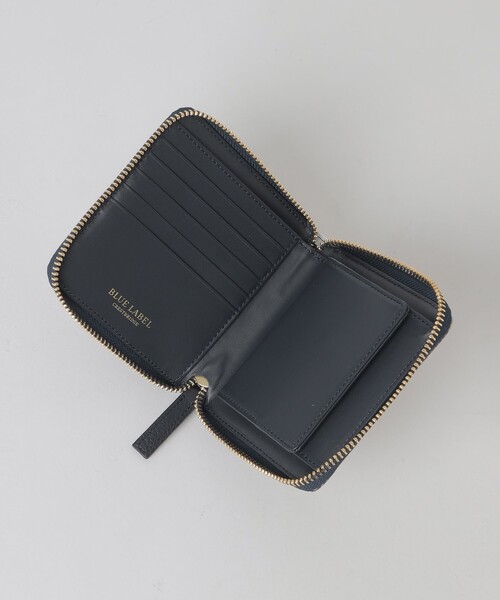 一級火葬士　未使用　ブルーレーベル 二つ折り財布 ブラック/チェック BLUE LABEL CRESTBRIDGE（ブルーレーベルクレストブリッジ） 財布