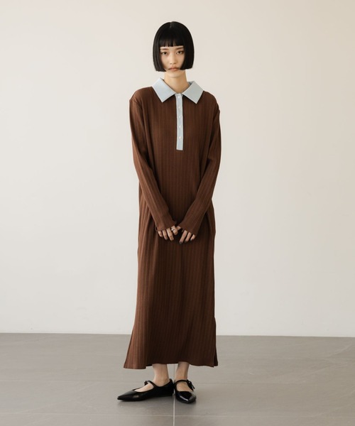 LOWRYS FARM（ローリーズファーム） ワンピース カットポロワンピ