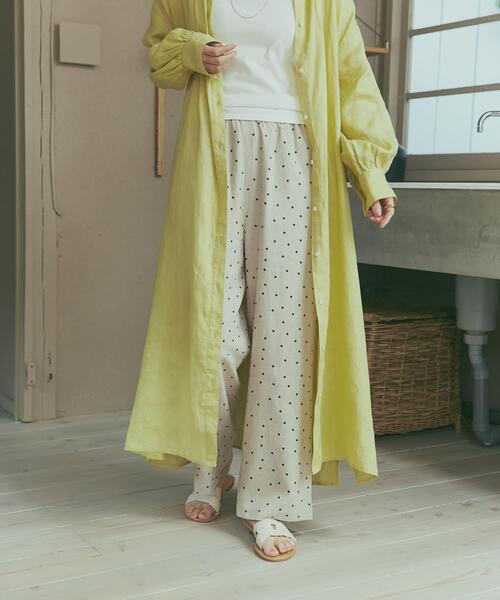 「URBAN RESEARCH DOORS」 イージーパンツ MEDIUM ブラック レディースの画像