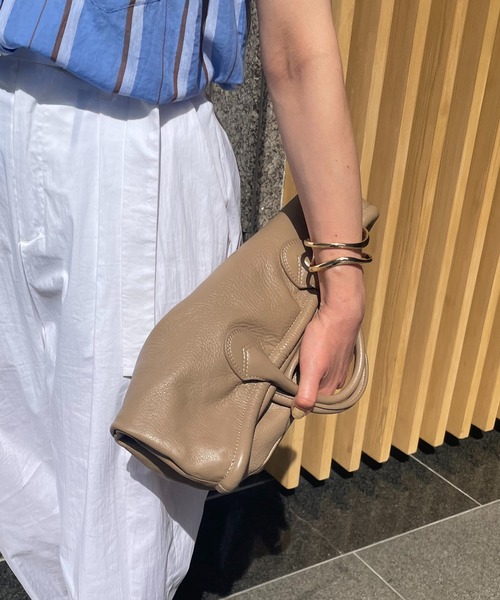 「PAPILLONNER」 ハンドバッグ FREE シルバー レディース_画像6